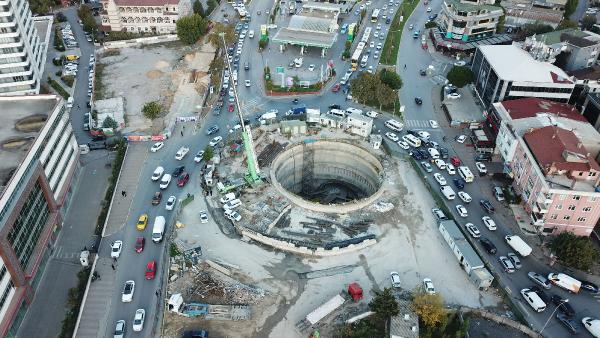Ataşehir’de metro inşaatında faciadan dönüldü!