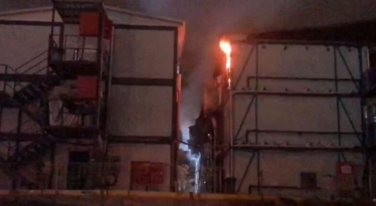 Ataşehir’de şantiyede korkutan yangın: 1 ölü