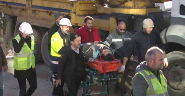 Ataşehir metro çalışmasında işçi yaralandı